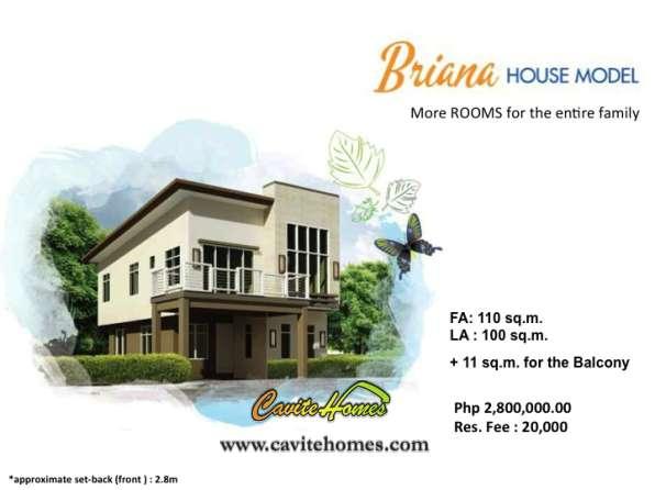 4Br, Briana Single, Lancaster New City, Imus Cavite House and Lot, 15 to 25 mins to MOA via Cavitex, Php 23k/mo