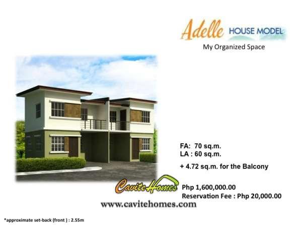 3 Br, 2 TB, Adelle Townhouse, Lancaster New City Cavite, 15 mins to Metro Manila via Cavitex just P13k/mo