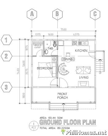 A and P Log Homes - 1 Bedroom Model