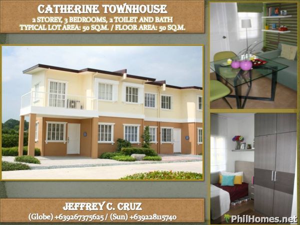 AFFORDABLE CATHERINE TOWNHOUSE 3BR WITH SERVICE AREA NEAR SM MOA, BACLARAN VIA CAVITEX