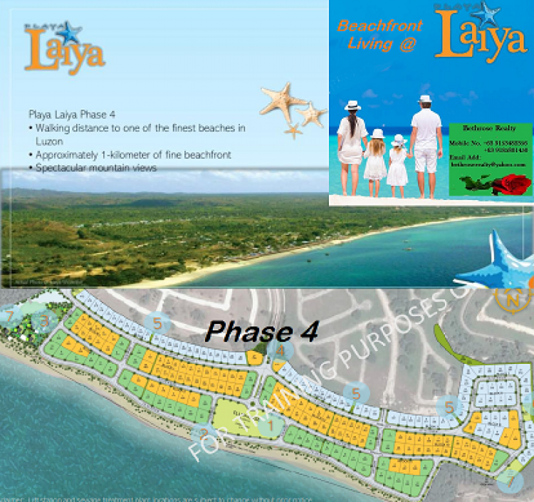 Beach Lot, Beach Property in Playa Laiya, San Juan, Batangas