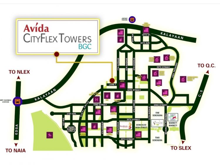 AVIDA TOWERS CITYFLEX BONIFACIO GLOBAL CITY - STUDIO UNIT FOR SALE
