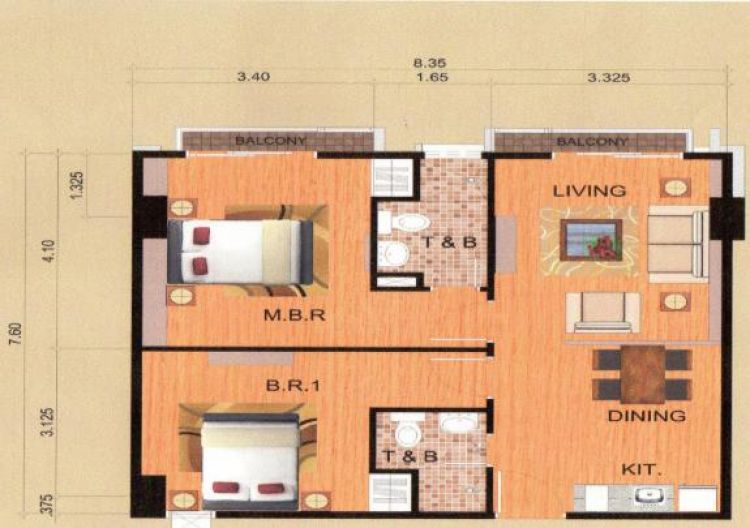 Combined Condominium at Residence 808 Condominium