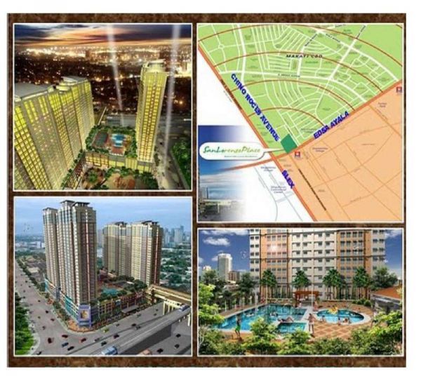 CONDOMINIUM IN MAKATI NEAR MRT, AYALA, GLORIETTA, THE FORT @ SAN LORENZO PLACE OFFERS NO DOWNPAYMENT @ RENT TO OWN CONDO AS LOW AS 13K/MO. ZERO % INTE