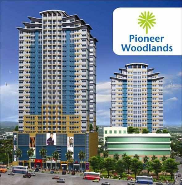 PIONEER WOODLANDS CONDO FOR SALE IN MANDALUYONG CITY/ 2BEDROOMS 36SQM FOR AS LOW AS 14K/MONTH RENT TO OWN CONDO @ NO DOWNPAYMENT NEAR ORTIGAS CBD AND 