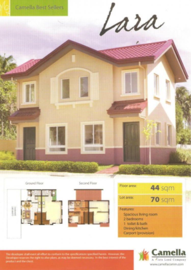 House and Lot for Sale - Camella Homes Tacloban City