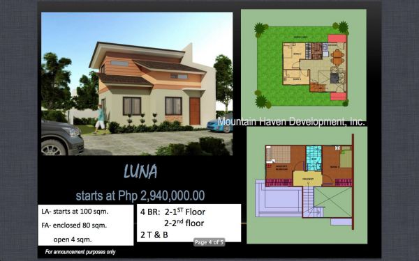 Hidalgo Homes Davao: Luna Model House