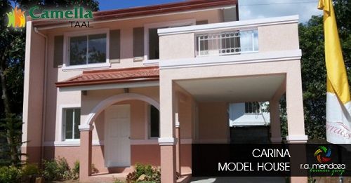 House & Lot for Sale Camella – Taal, Batangas (Carina)