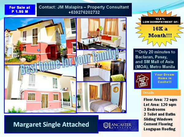 Cavite House and Lot 3BR 2TB Margaret Home in Cavite Php 18K Monthly