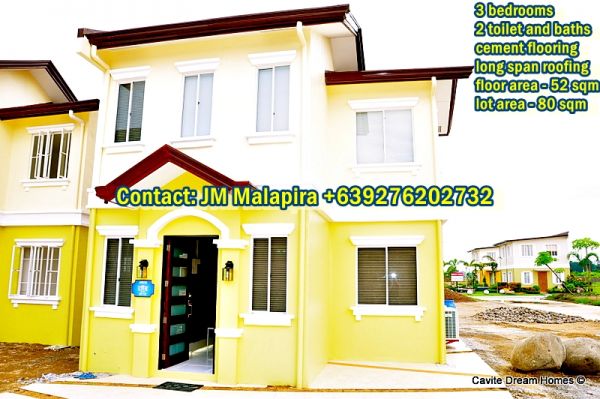 Cavite House and Lot 3BR 2TB Sophie Home in Cavite Php 14K Monthly