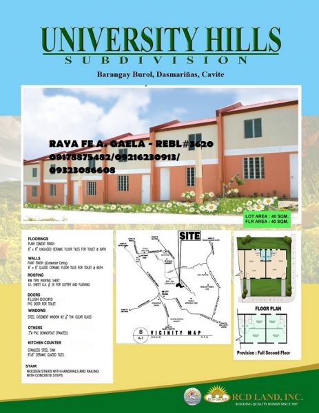 Townhouse for sale in Dasmarinas Cavite