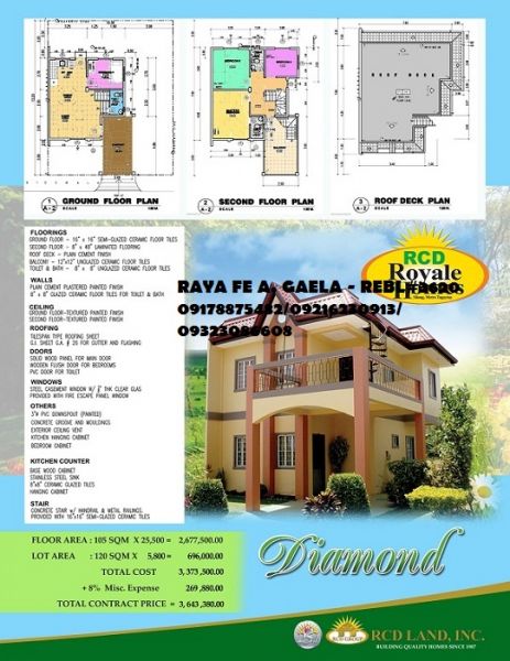 House and Lot for Sale in Silang Cavite Diamond Model