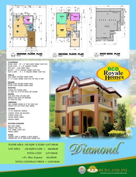 House and Lot for Sale in Silang Cavite Diamond Model