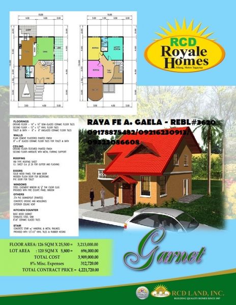 House and Lot for Sale in Silang Cavite Garnet Model